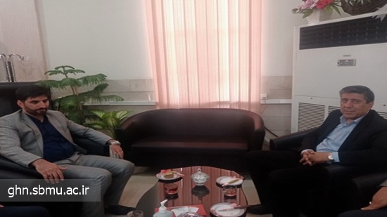 به مناسبت هفته قوه قضاییه دیدار مدیر شبکه بهداشت و درمان قرچک با دادستان شهرستان 